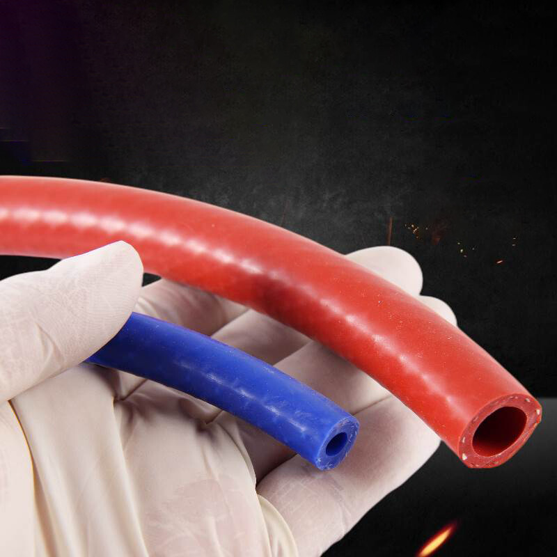 Reinforced Braided Hose Tube Silicone Tubing For Water Vacuum Air High Temp 300℃