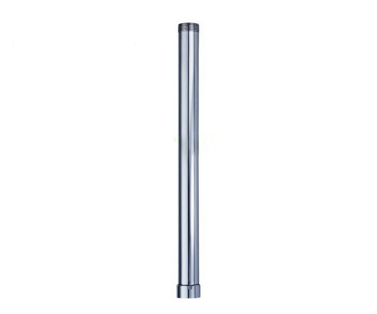 Polished Chrome Shower Extension Tube Pipe Adjustable Shower Arm Shower Faucet