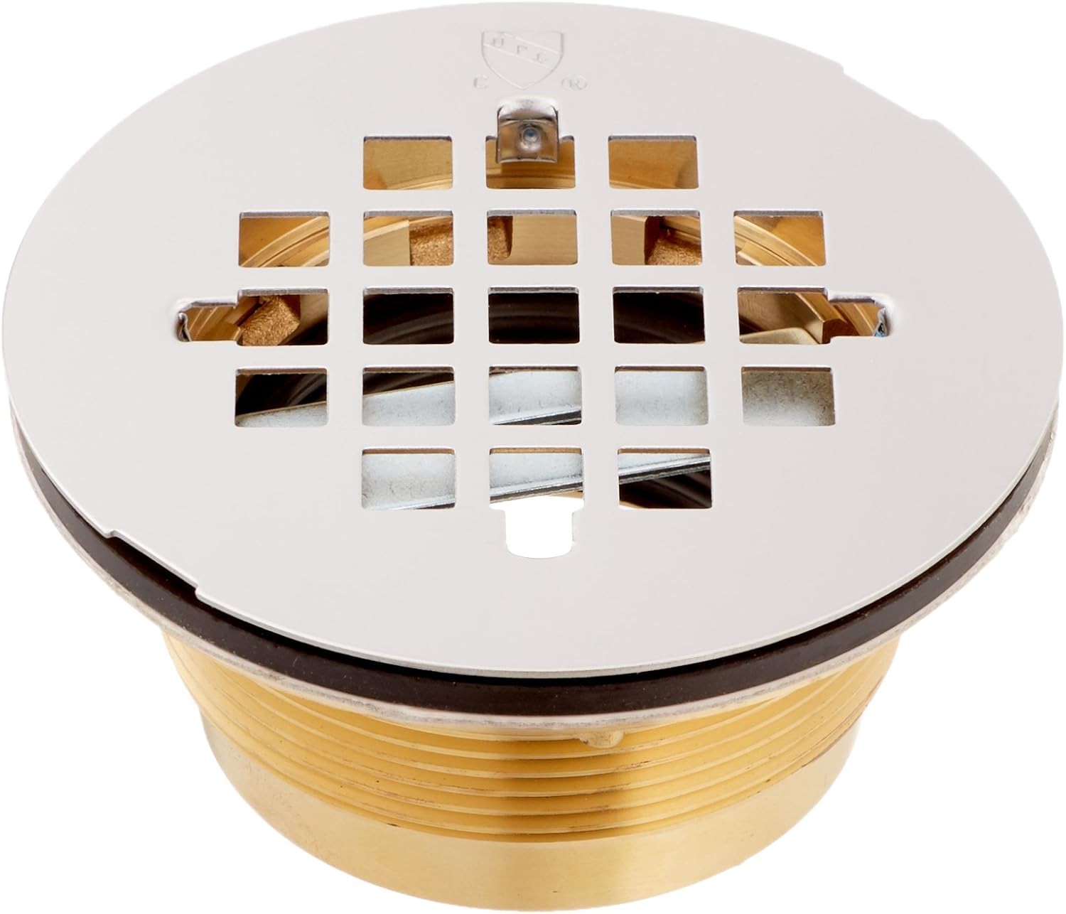 Jones Stephens D40-140 Shower Stall Drain SS Strainer Brass 2