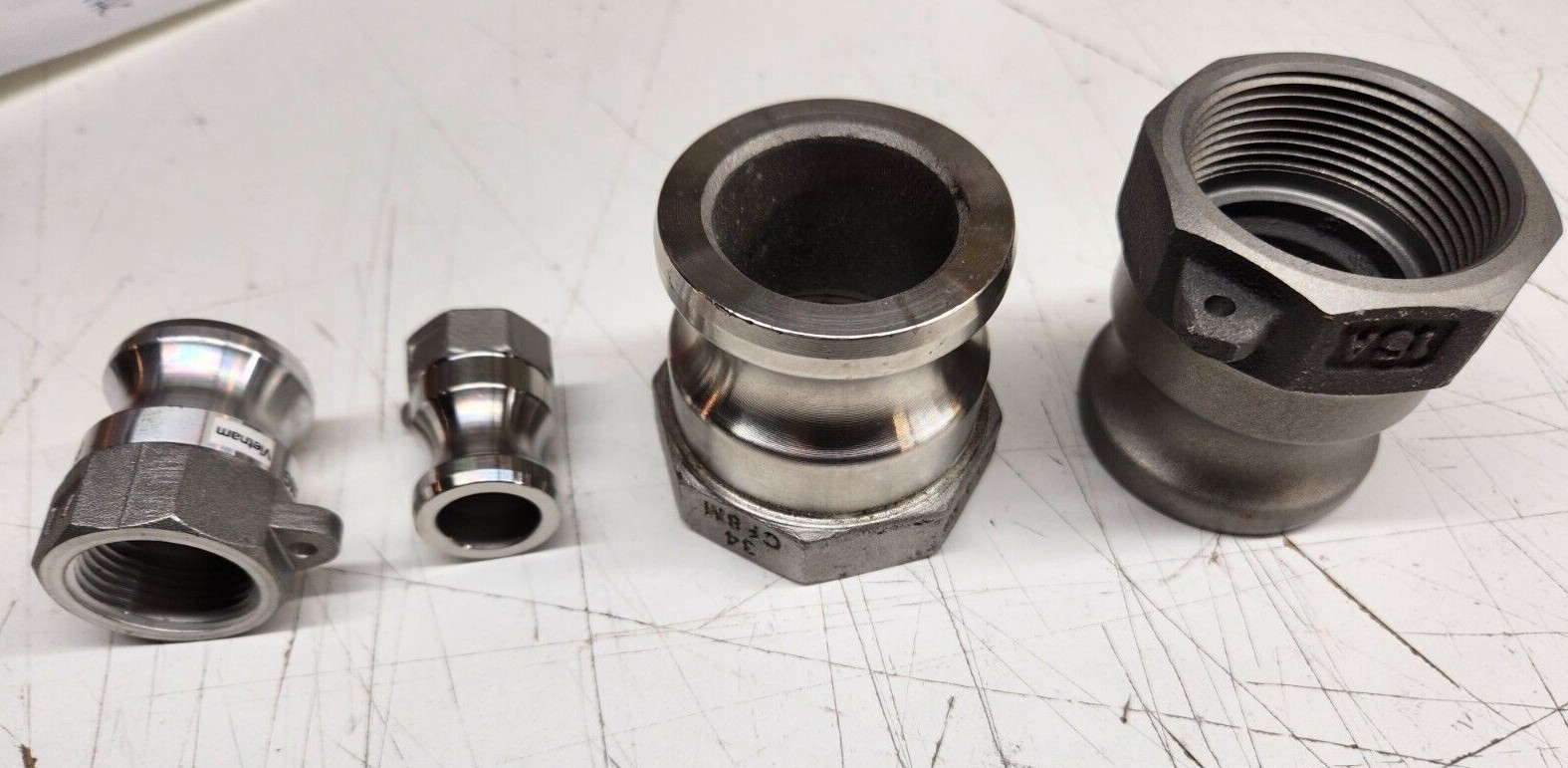 Various Sizes & Materials Type A Female NPT Threaded x Cam & Groove Adapter GAV