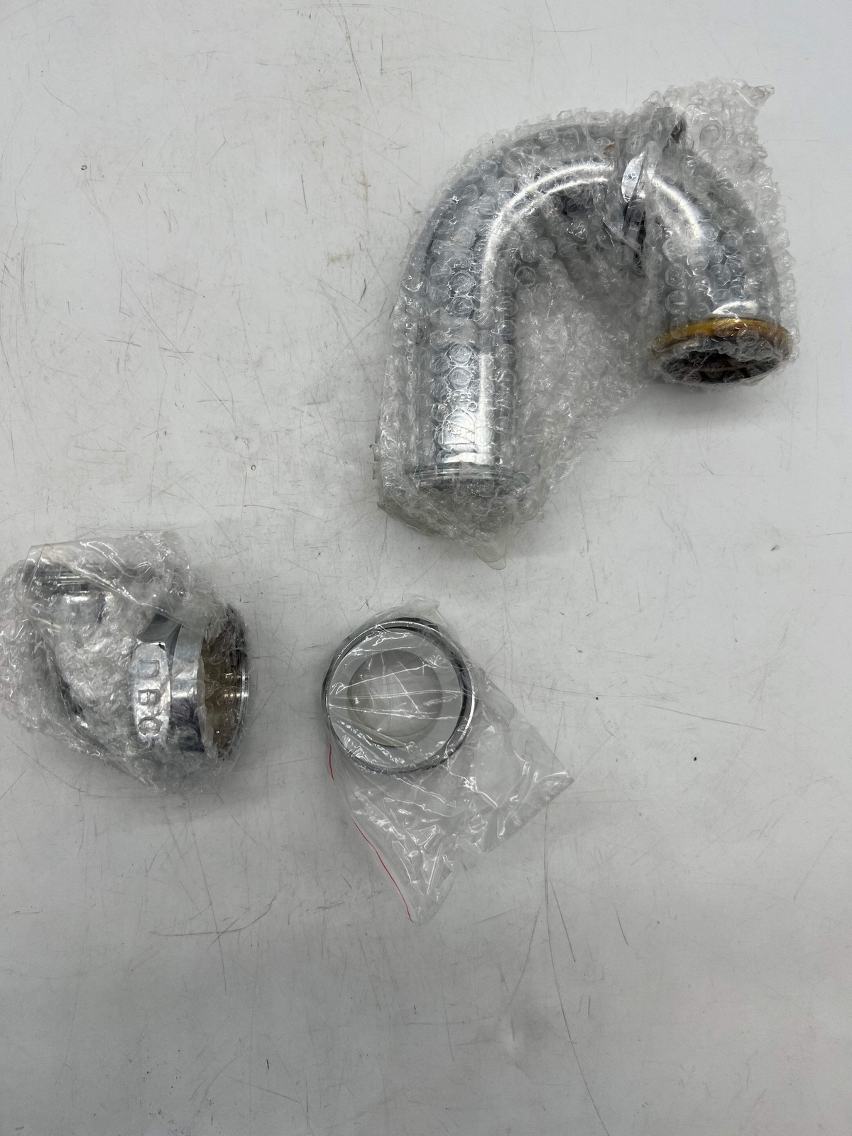 Dearborn 750-1 P-Trap w/ Reducing Poly Washer, 17-Gauge, Chrome *Lot of (3)* (Ne