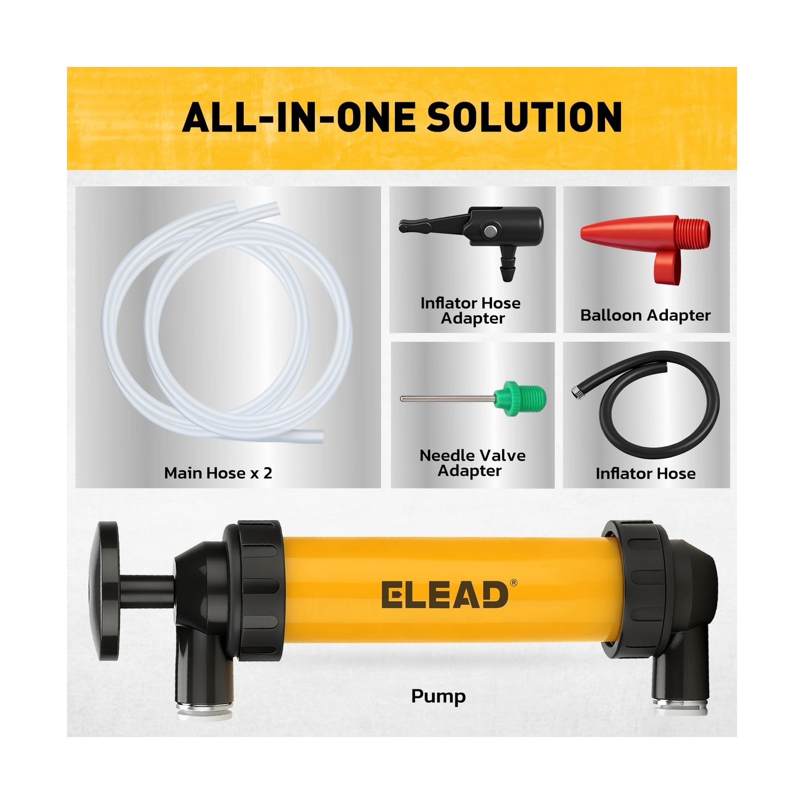 Gas Siphon Pump for Gasoline, Multi-Use Fluid Transfer Pump, Oil Liquid Sipho…