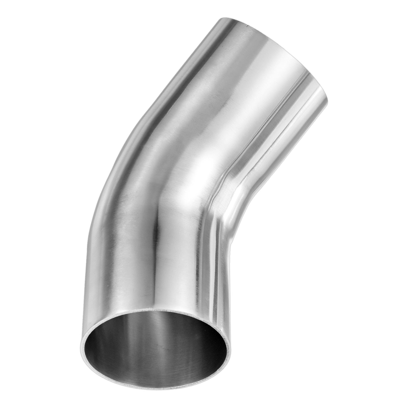 OD 2.5 Inch 45 Degree Mandrel Bend Elbow, Thicken 2 mm Height 160 mm