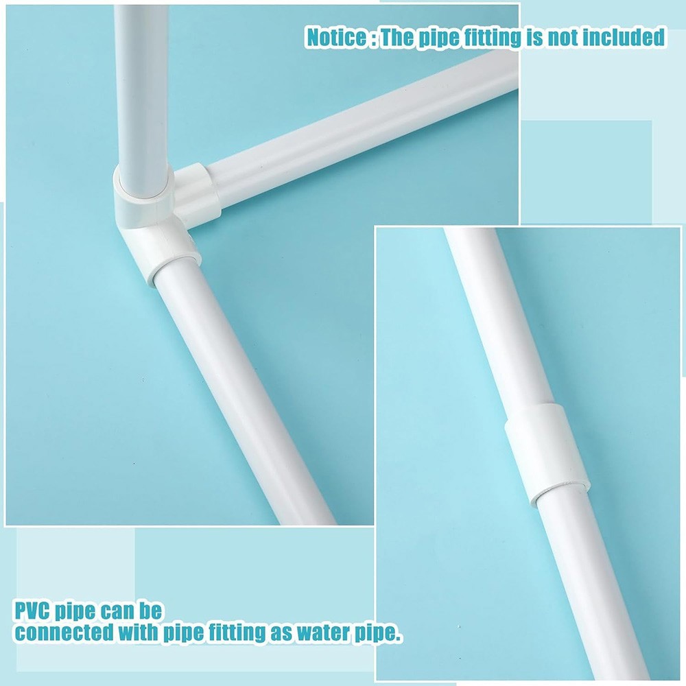 20mm-315mm White PVC Round Tube / Rigid Pipe Length 5cm – 50cm Durable Plastic
