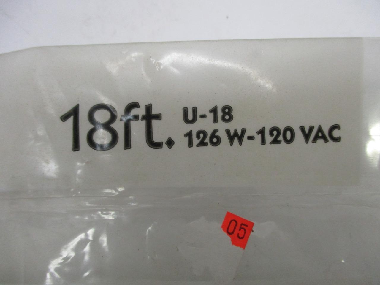 Easy Heat U-18 18′ Pipe Heating Cable without Plug