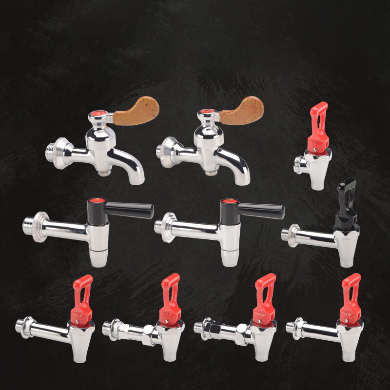 Stainless Steel Tap Assembly Hot Water Boiler Faucet High Temperature Resistant