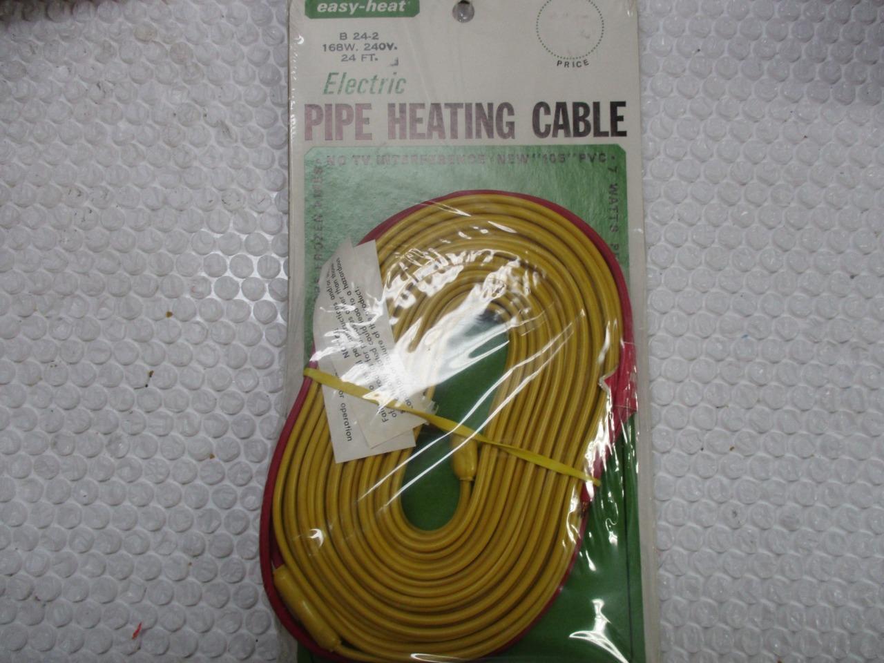 Easy-Heat Electric Pipe Heating Cable B-24-2 168W 240V 24′