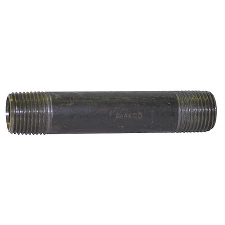 3″ X 12″ Black Pipe Nipple Sch 40, 2Wv78