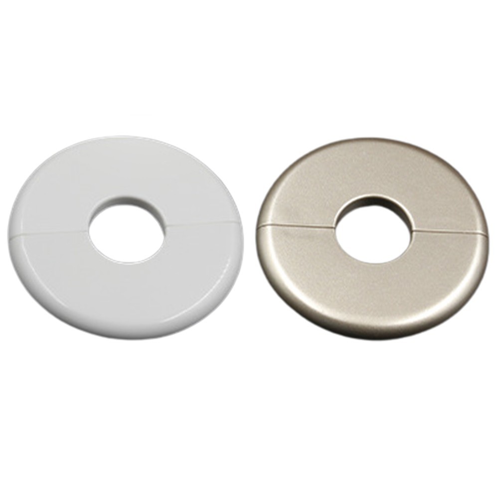 2Pcs Radiator Pipe Cover Collar 2.7 Dia 15mm Hole Slide Over Existing Pipe New