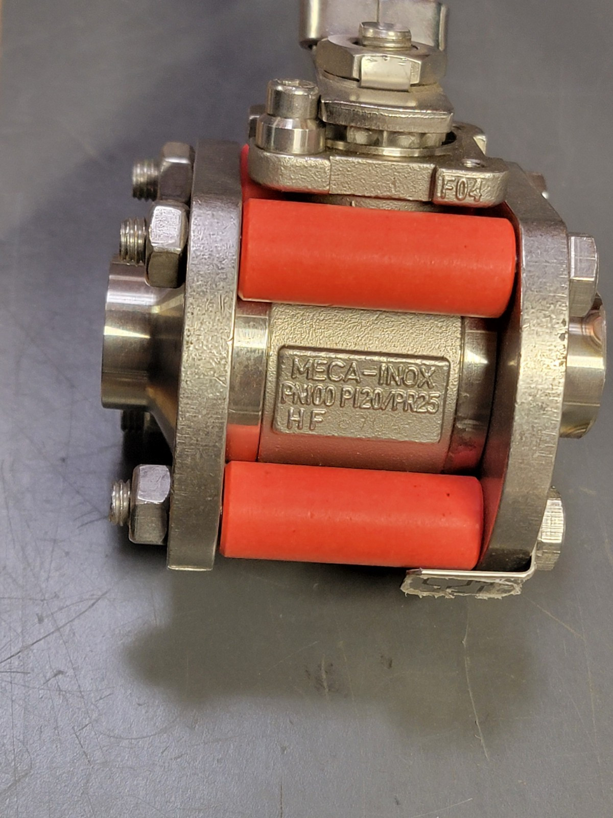 MECA-INOX – PN100 PI20/PR25 HF 8704 SANITARY SS BALL VALVE FREE SHIP LOC VVV1