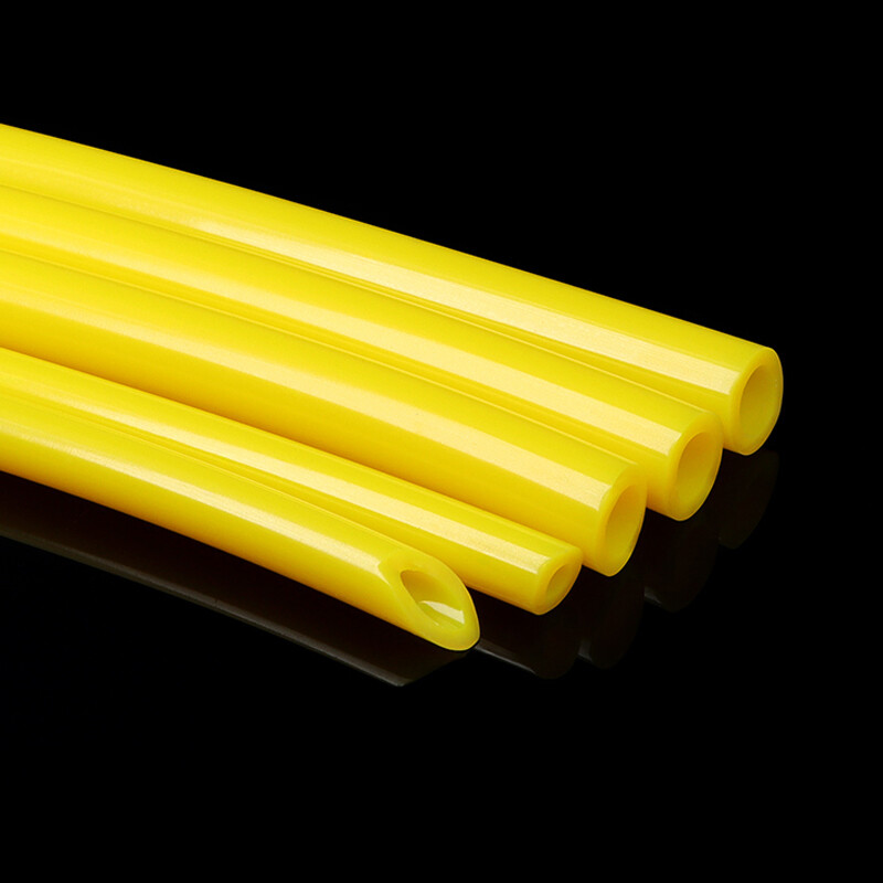 Yellow Silicone Tube Food Grade Beer Milk Flexible Hose Pipe Soft Rubber 1-25mm