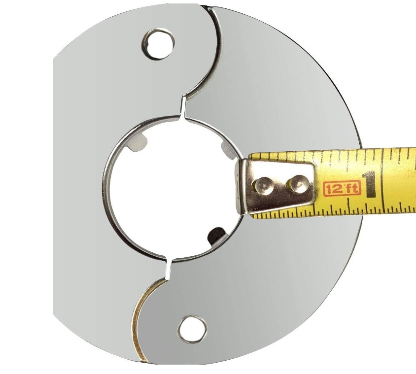 12 Floor and Ceiling Plate Cover Split Flange Replacement Fits 3/4 inch 1″ copp