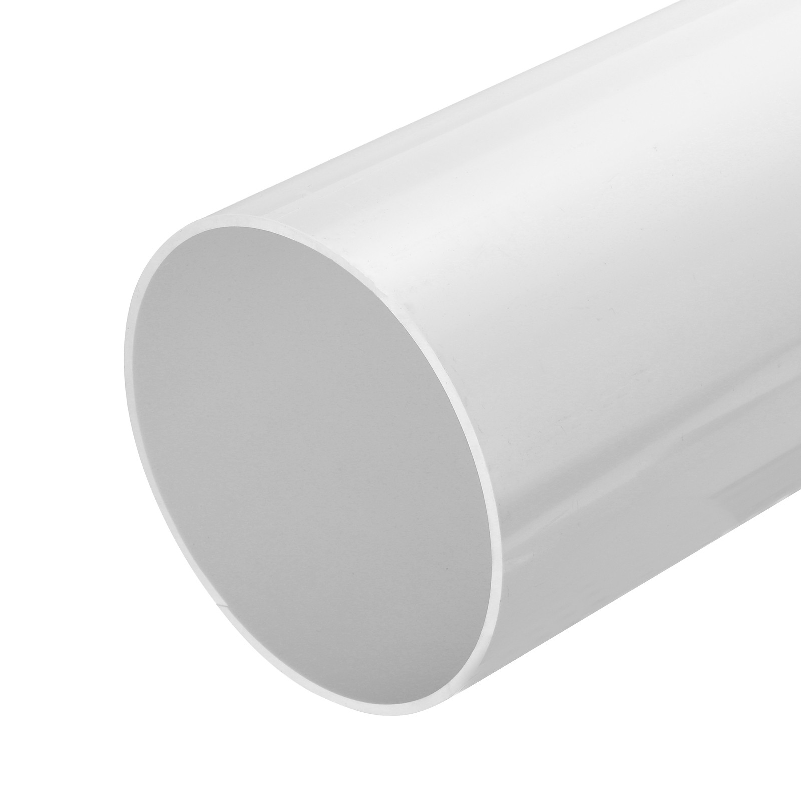 Rigid Round Pipe 152mm ID 160mm OD 500mm White High Impact