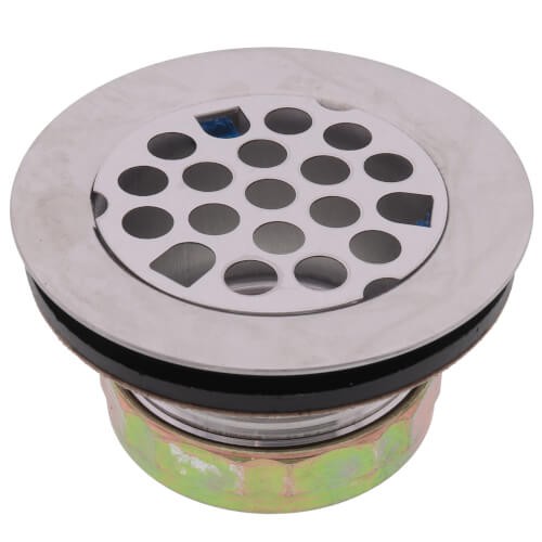 Wal-rich 0509002 Strainer 4″ SS Durable Easy Install Kitchen Sink Drain