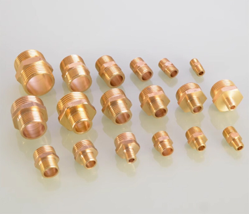 BSP 1/8″ 1/4″ 3/8″ 1/2″ 3/4″ 1″ Brass Male Thread Connector Pipe Fitting Adapter