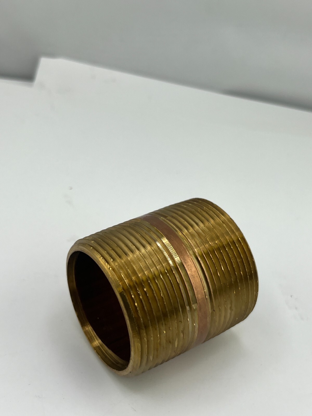 GRAINGER APPROVED 467-020GR Nipple,Red Brass,1 1/2 x 2 In,Threaded 1VGZ1