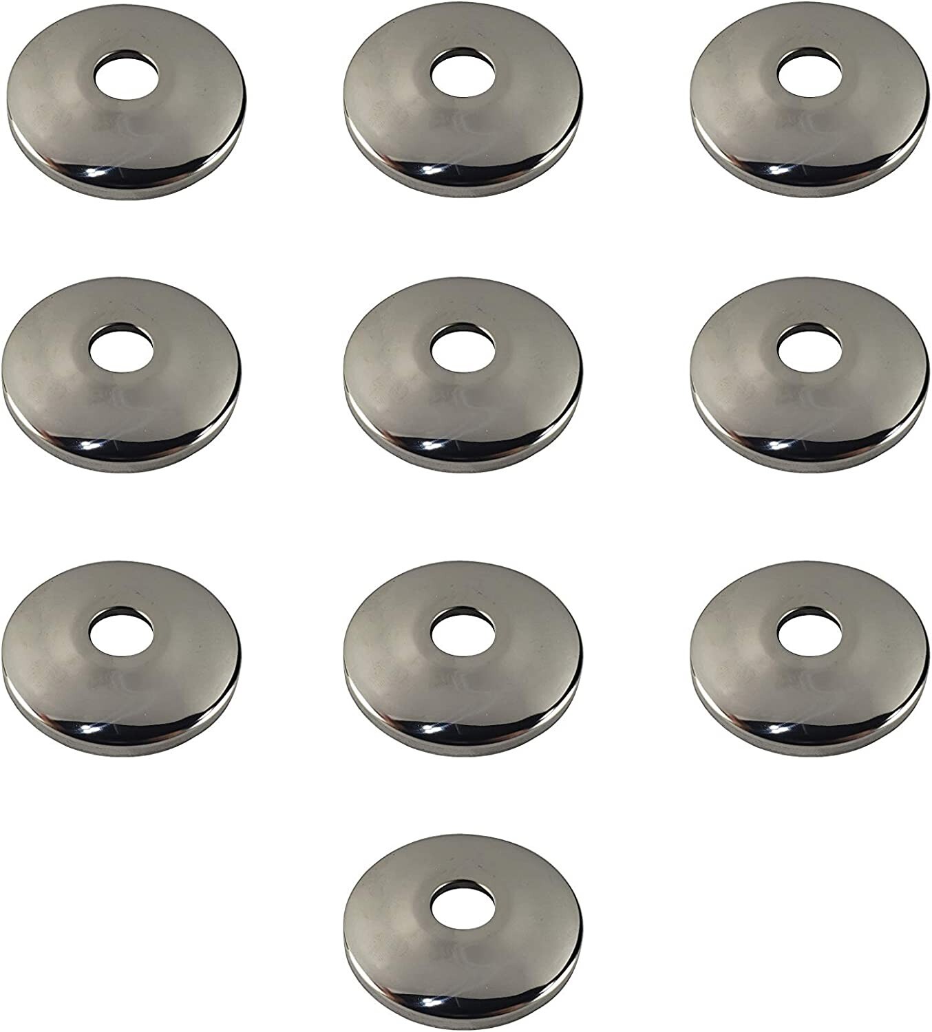 Miiflex 1/2 Chrome Plated Steel Escutcheon Flange Cover with Sure Grip for 1/2