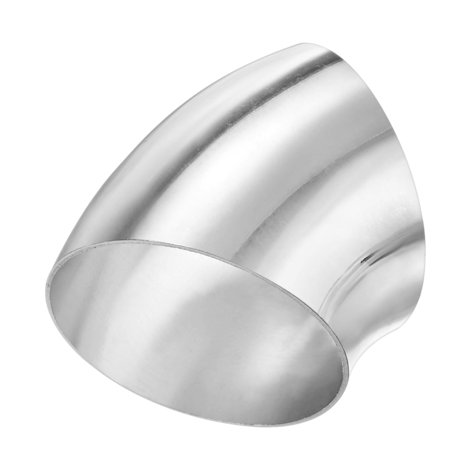 4 Pack OD 2.5 Inch 45 Degree Mandrel Bend Elbow Thicken 1.5 mm Height 65 mm