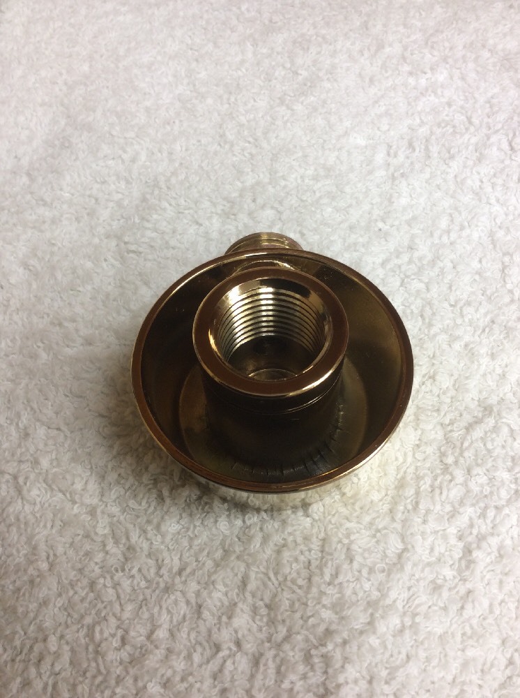 Santec 7089SE20 Supply elbow in 24 K gold Finish