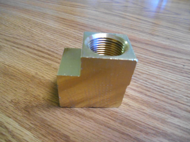 Brass Pipe 90 Deg Elbow Fitting 3/4 x 3/4 NPT female by Anderson