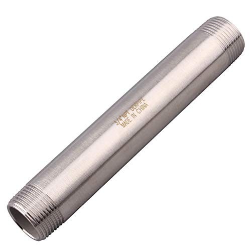 3/4″ X 3/4″ NPT Male Nipple Stainless Steel 304 Cast 3/4″ Male NPT 6″ Length
