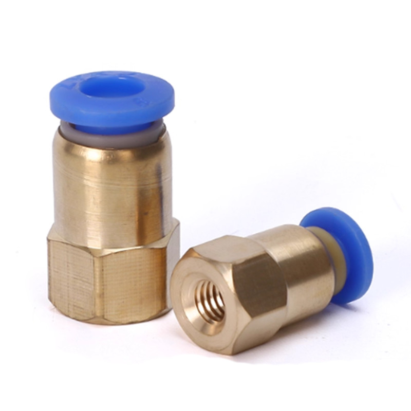 Pneumatic Straight Stud to Hose Tube Inline Push Fit Female Connector air Line