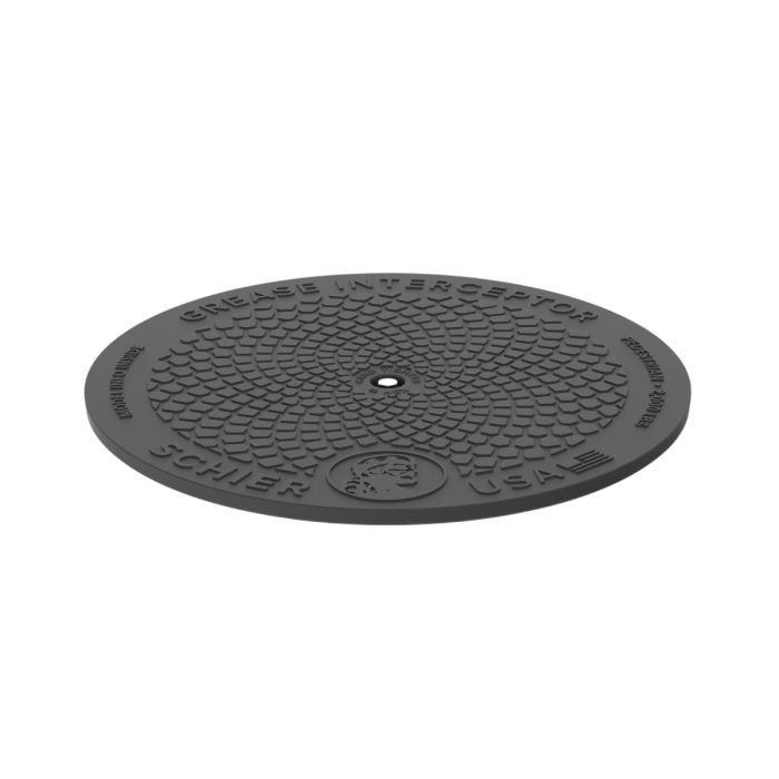 SCHIER 8045-000-01 Cover 24″ Polypropylene Pedestrian Rated Gas/Water Tight