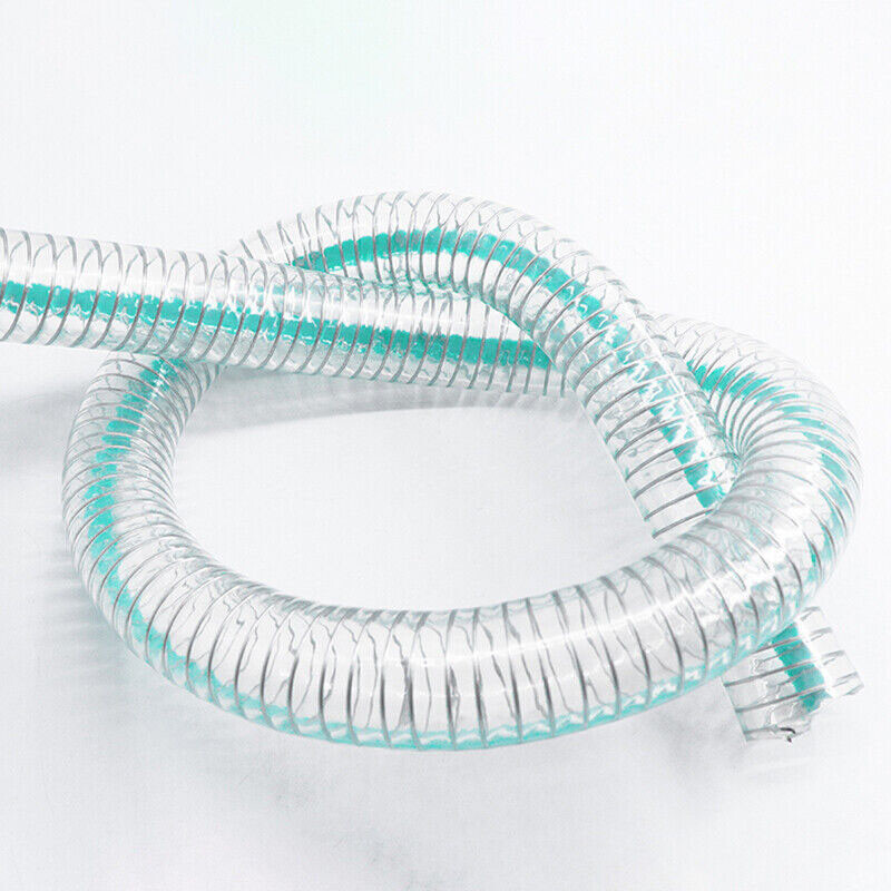 Heavy Duty Braided Wire Reinforced Clear Flexible PVC Hose Pipe – Water Air Fuel
