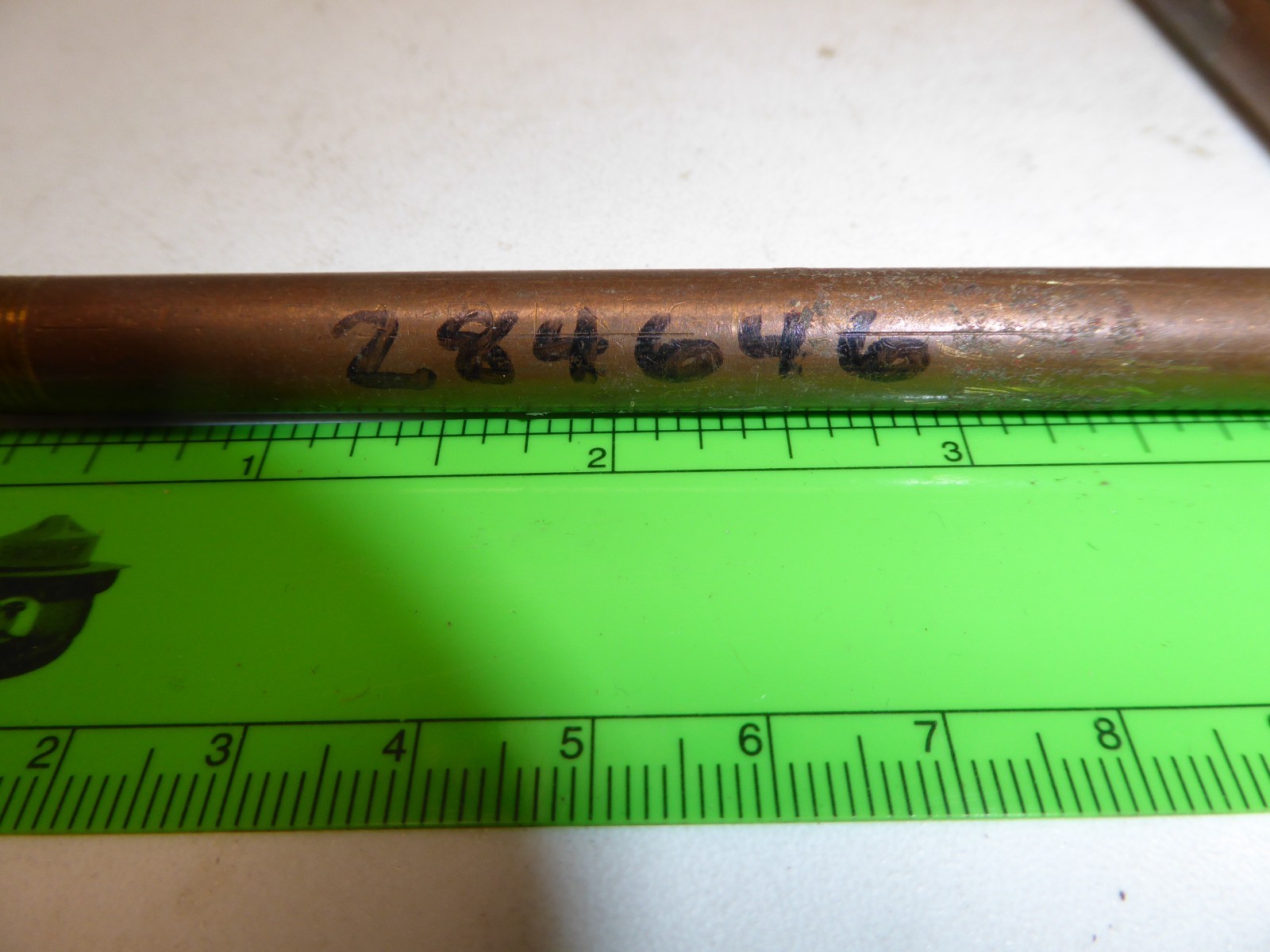 1/8″ Mnpt X 4-1/2″ Tube Red Brass Pipe Nipple Sch 40, quantity of 2. New.
