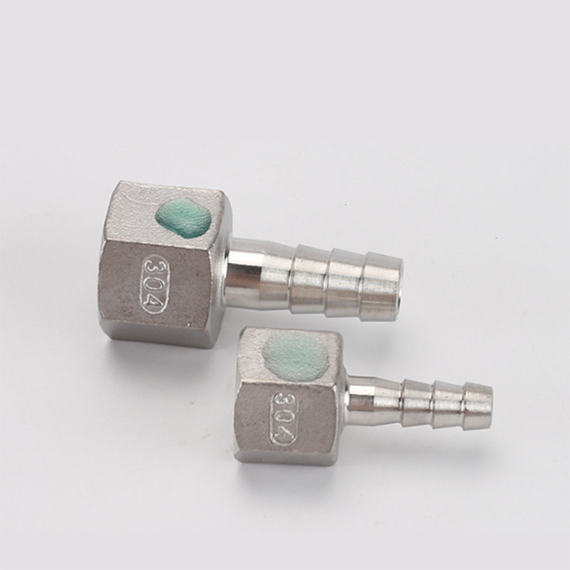 BSP 3/4″ 1/2″ 3/8″ Stainless Steel Female Fitting x Barb Hose Tail End Connector
