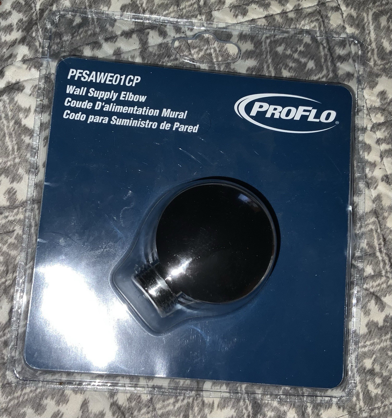 Proflo PFSAWE01CP Chrome Wall Supply Elbow – Standard 1/2″ Connection All Brass