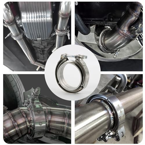 2.75″ V Band Clamp with Flange Stainless Steel Male Female Replacement For