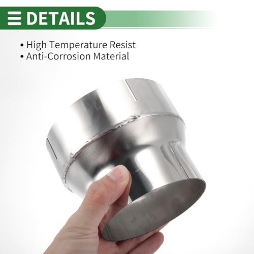 Mandrel Exhaust Bend Elbow Concentric Reducer T304 Stainless 4″OD to 5″OD