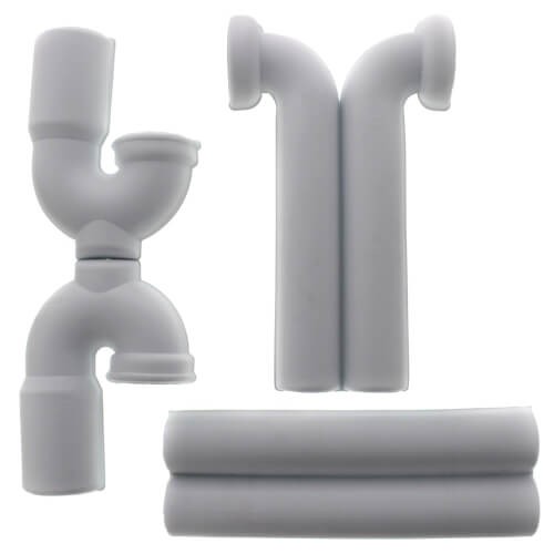 Oatey ADA099 P-Trap Drain Cover Kit 1″ EVA Insulating Material White