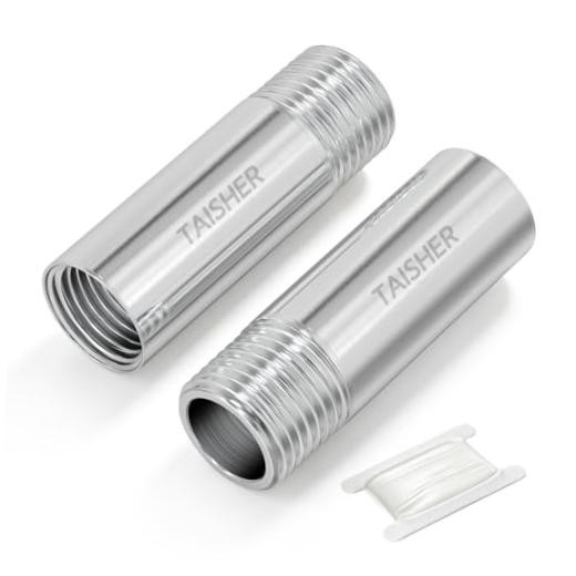 2PCS Stainless Steel Pipe Fittings, 1/2″ 1/2″ (M x F)NPT 2Pcs 2″ (50mm) Length
