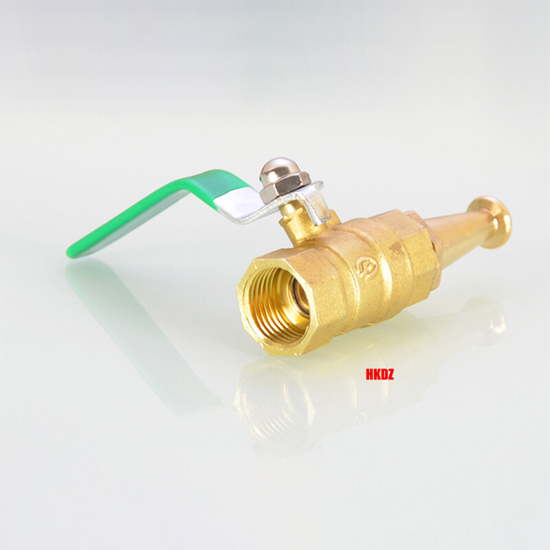Brass Ball Valve Fire-Fighting Reel Male Female Thread Hose Barb Water Gas Fuel