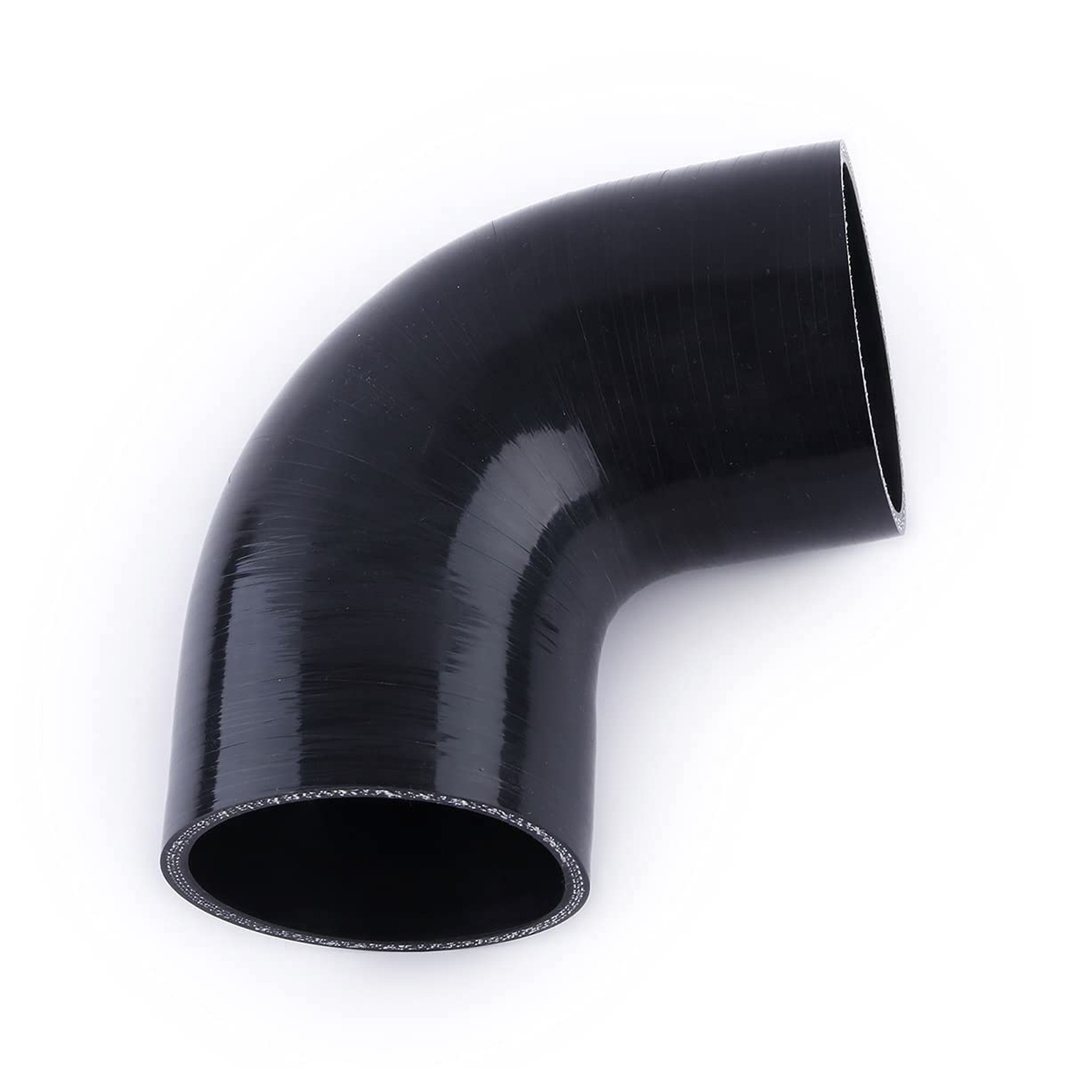 3″ ID 90 Degree Elbow Silicone Coupler Reinforced Hose,4-Ply Turbo/Intercoole…