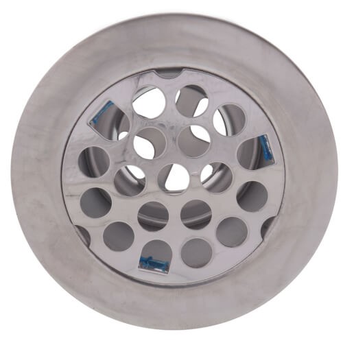 Wal-rich 0509002 Strainer 4″ SS Durable Easy Install Kitchen Sink Drain