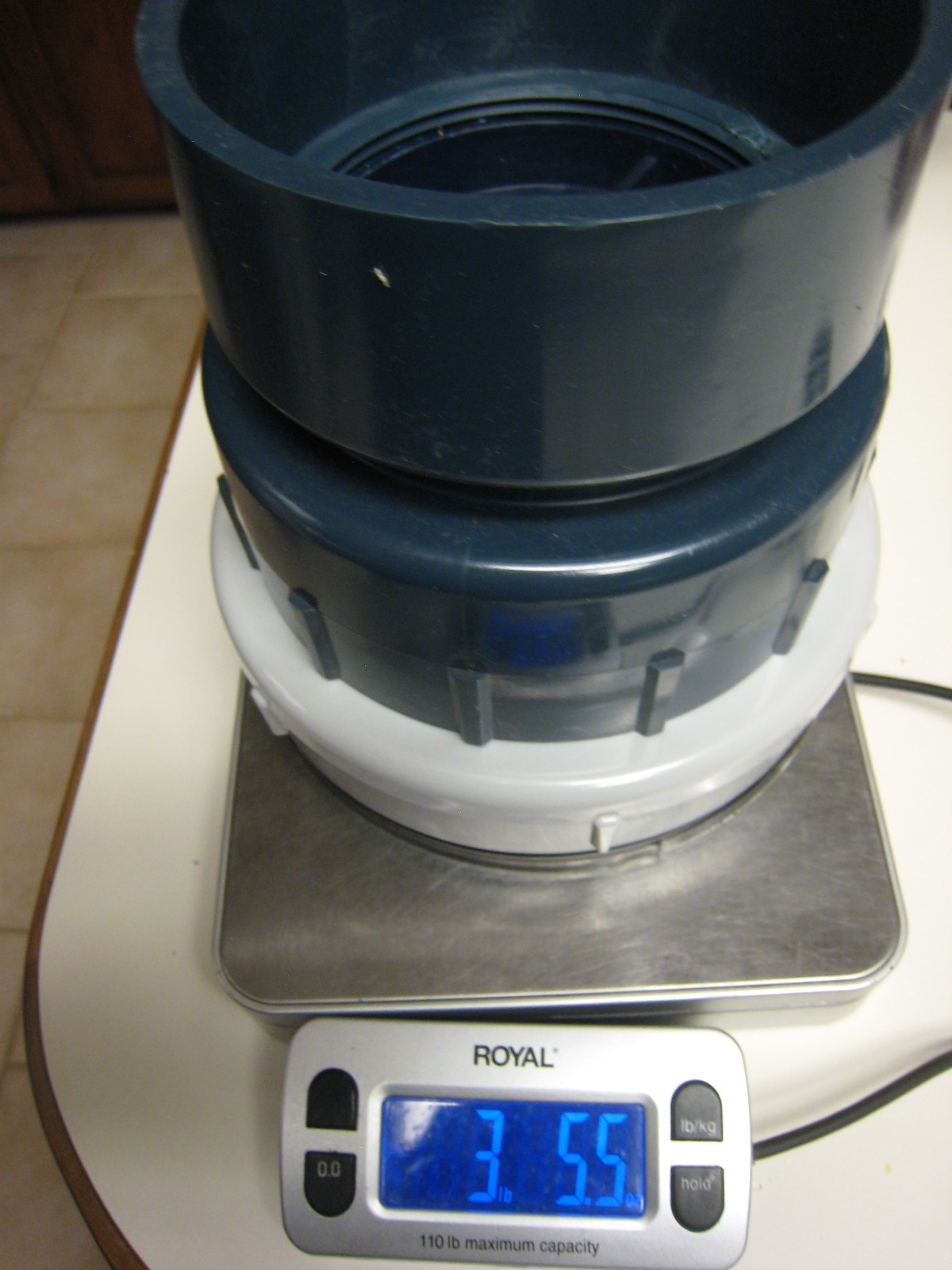 ZURN EZC-PV4-R6 4″ Push On Plastic Cleanout with solid Brass top screw in lid