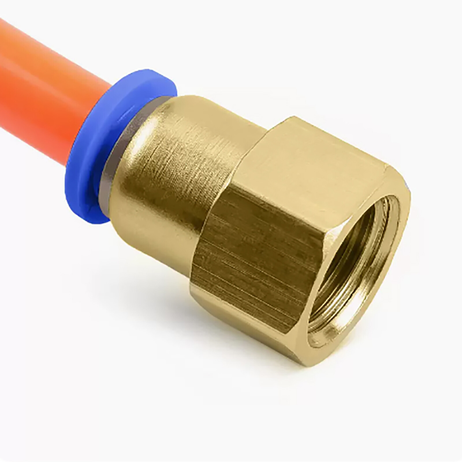 4mm to 16mm Pneumatic Straight Female Stud Hose Tube Push Fit Connector Air Line