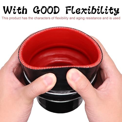 High Performance Straight Silicone Hump Coupler Reducer ID 3 to 4 Inch 4 ID3-4″
