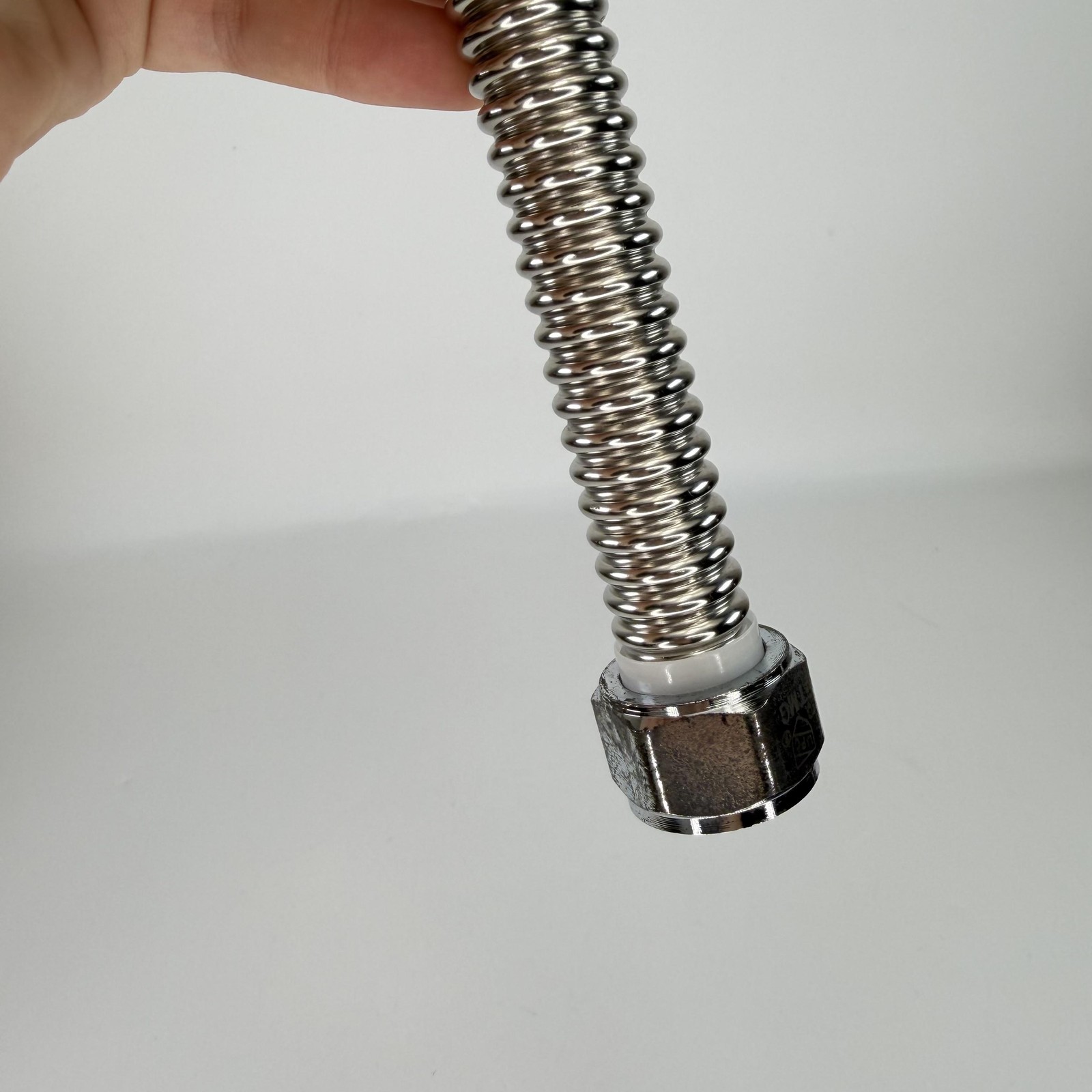 Corrugated SS Water Heater Connector 3/4 In FIP 24 In Stainless Flex Supply Line