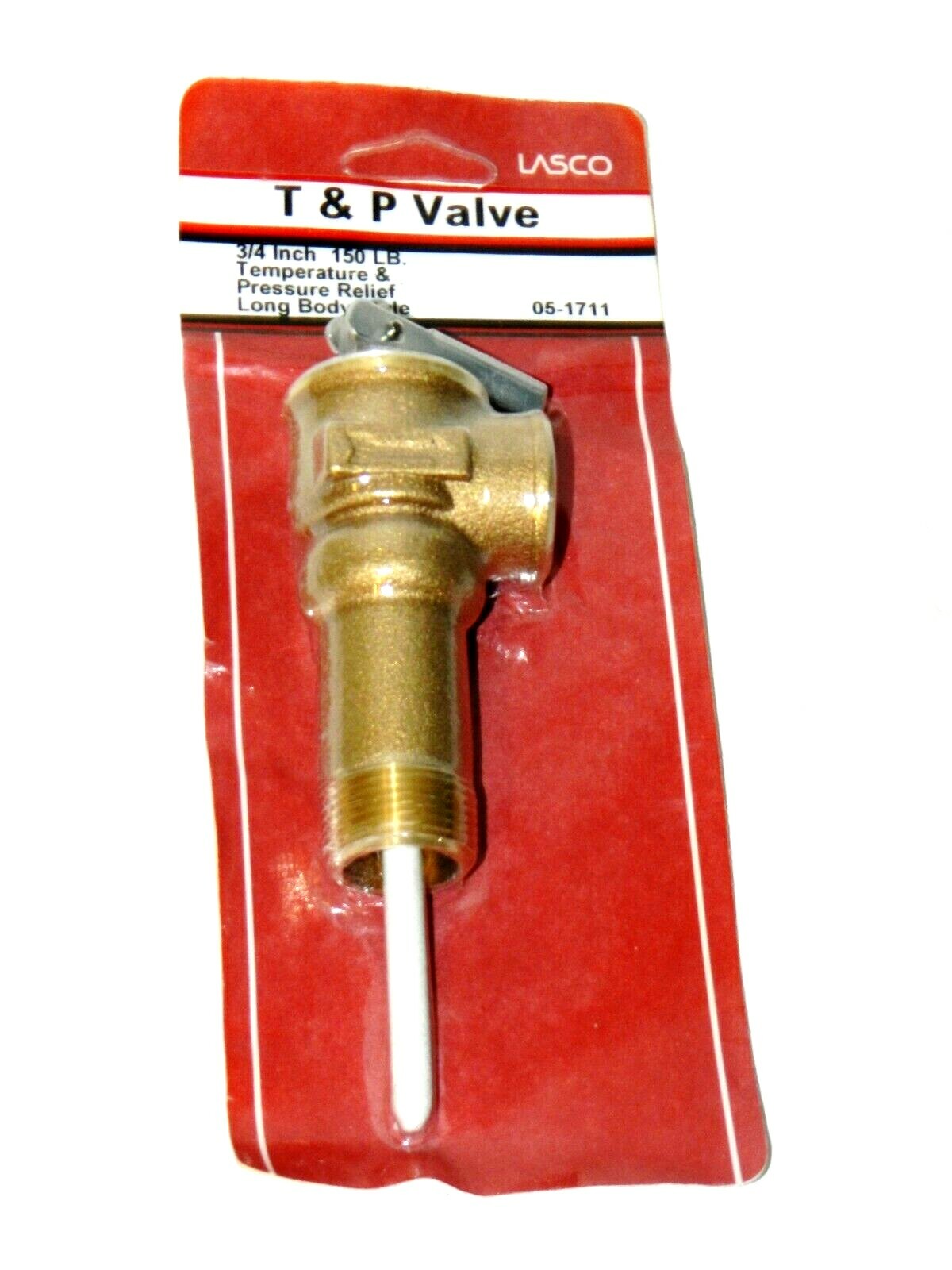 Lasco 05-1711 3/4in 150-lb. LONG BODY T&P VALVE