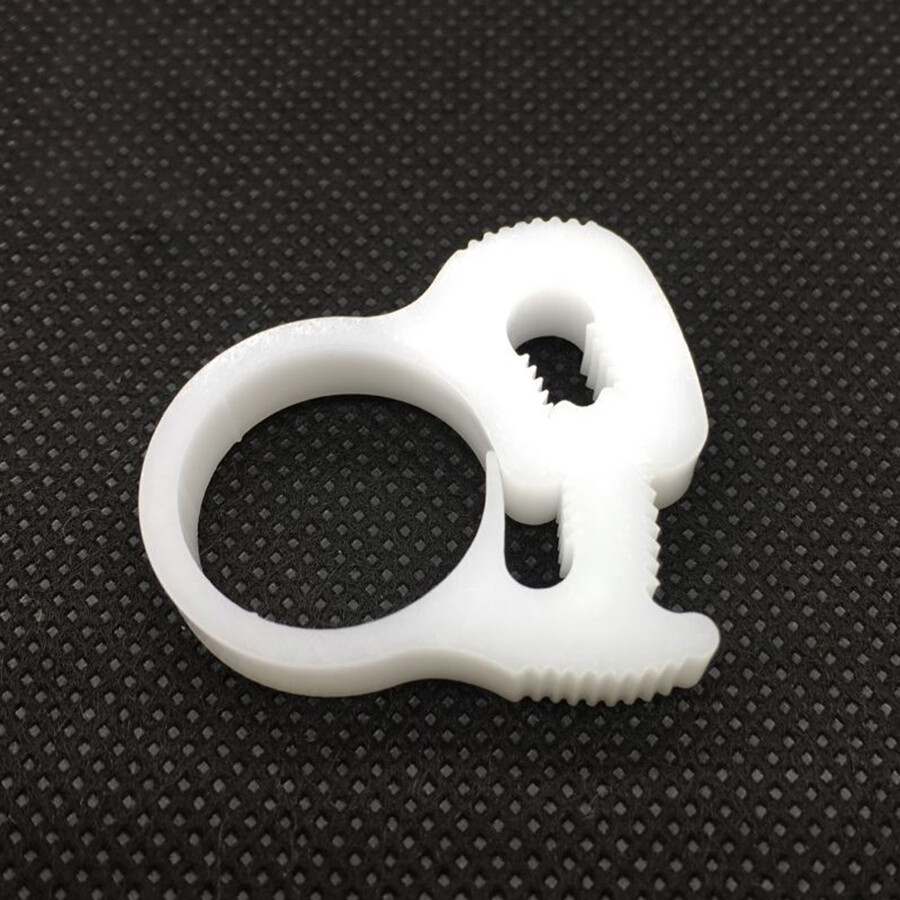 7.6mm to 56.5mm Plastic Clip Snap Ratchet Hose Pipe Clamp Fittings Tube Fastener