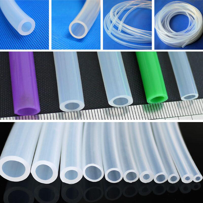 0.5mm-25.4mm Peristaltic Pump Silicone Tube Food Grade Clear Soft Tube Hose Pipe