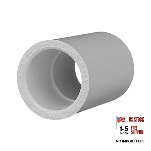 1/2 SCH 40 COUPLING SXS CONTRACTOR PACK 1/2 Inch ( Bag qty: 10 ) 10 White