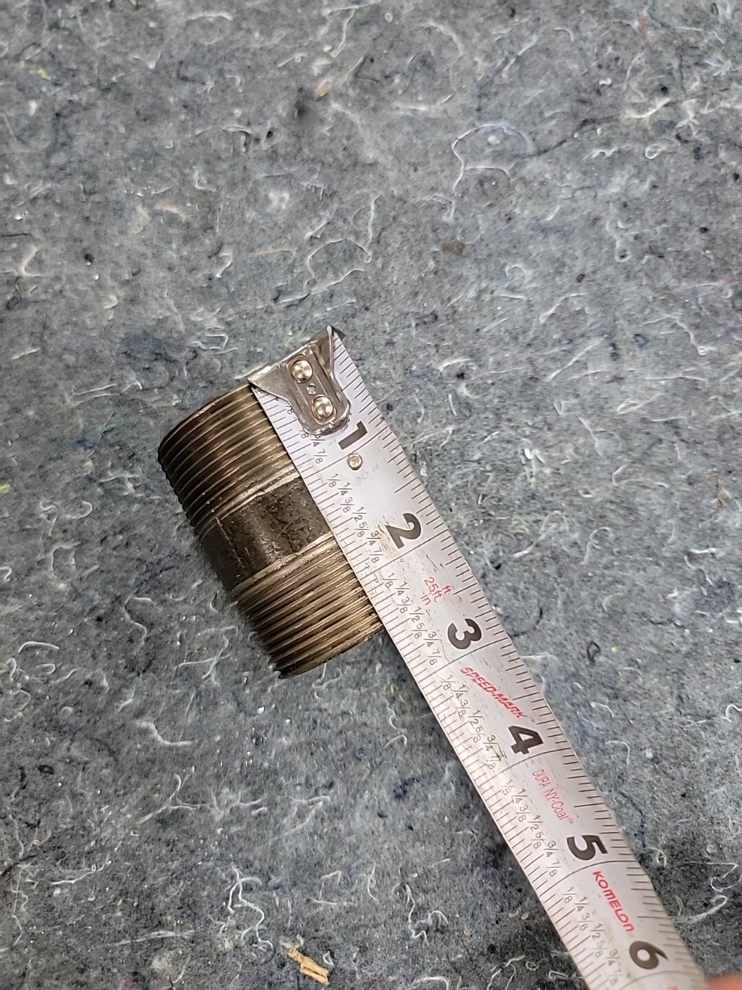 WARD 1-1/2″ X 2-1/2″ Black Pipe Nipple Sch 40