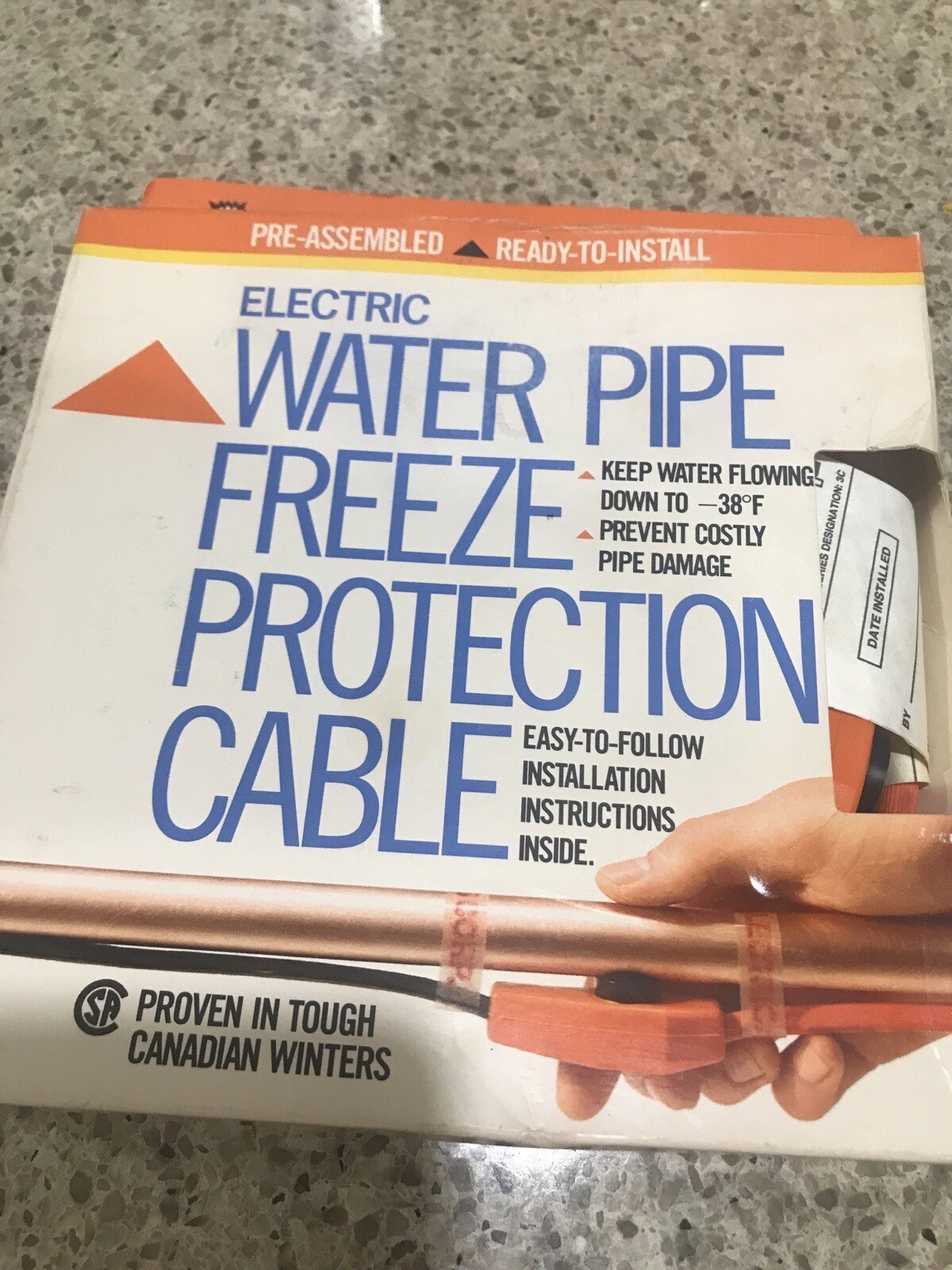 Thermwell Frost King Heat Tape 12 Feet Pipe Heating Cable – HC12