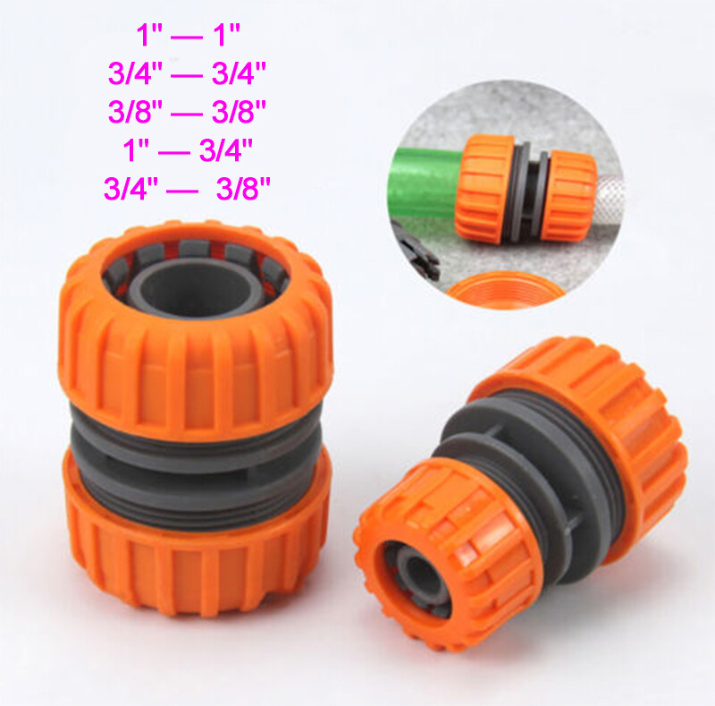 Hose Pipe Quick Connector 12mm-25mm Garden Attachment Water Tap Adaptor Fitting