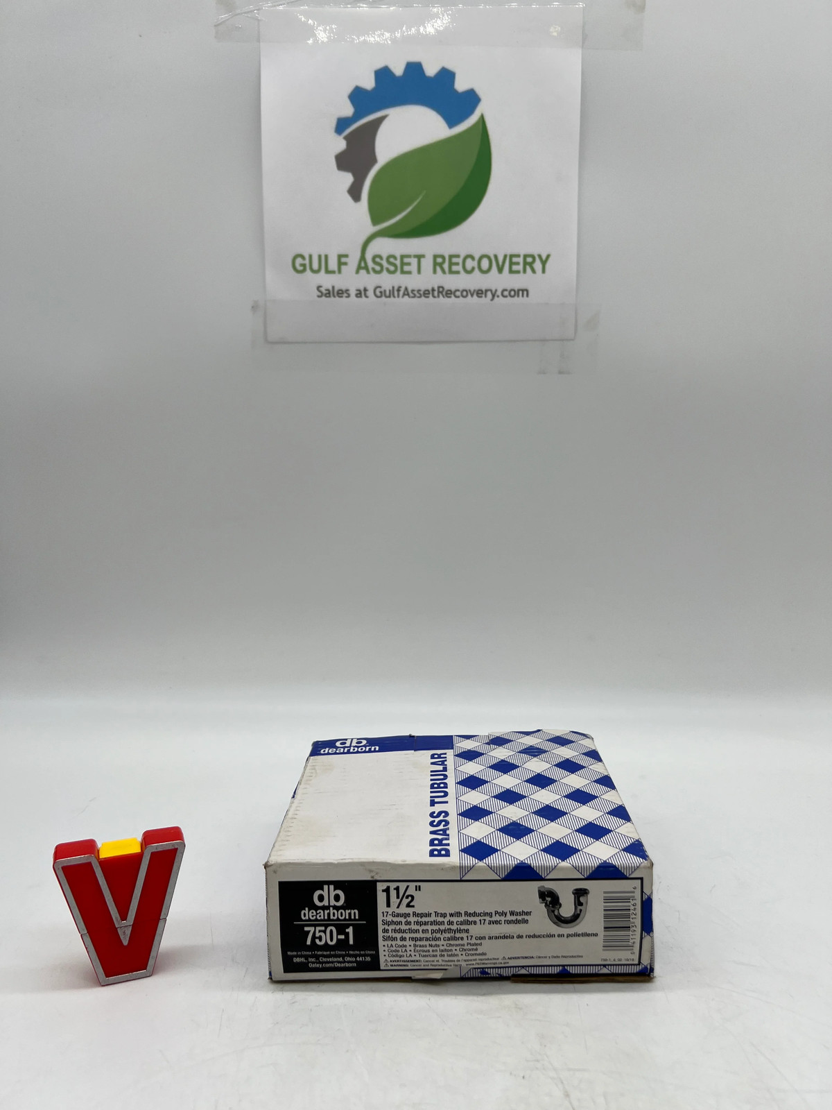 Dearborn 750-1 P-Trap w/ Reducing Poly Washer, 17-Gauge, Chrome *Lot of (3)* (Ne